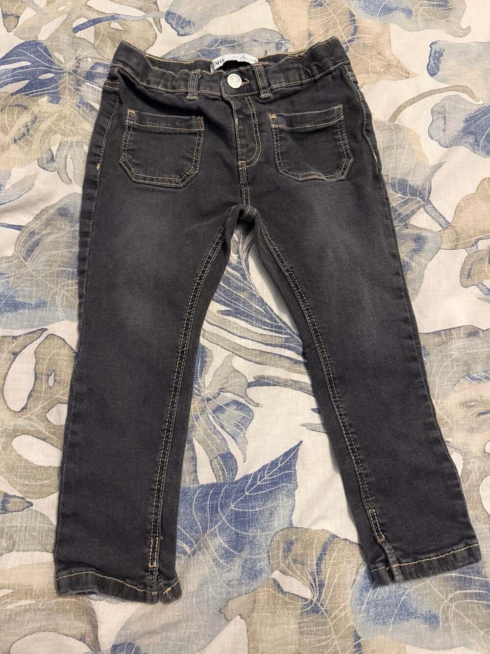 Zara Baby Gray Denim Jeans Size 3 Years